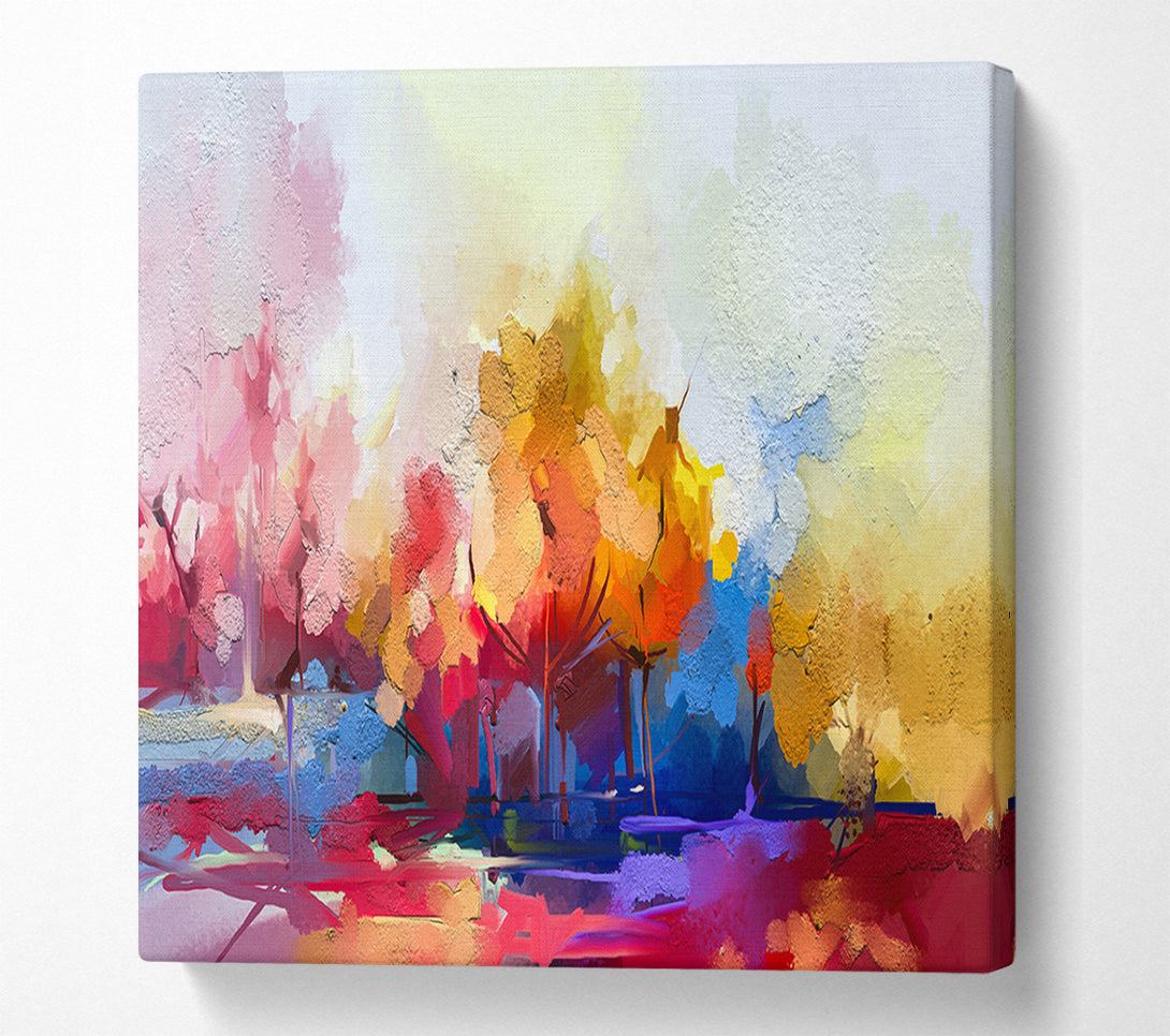  A Canvas Print of Summer Colour Explosion Canvas Print