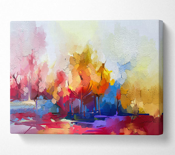  A Canvas Print of Summer Colour Explosion Canvas Print