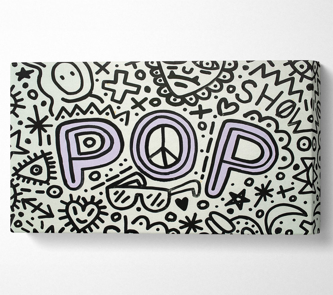  A Canvas Print of Pop Music Canvas Art