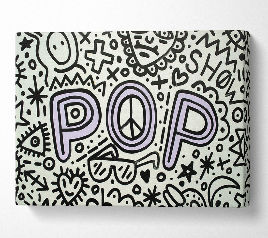  A Canvas Print of Pop Music Canvas Art