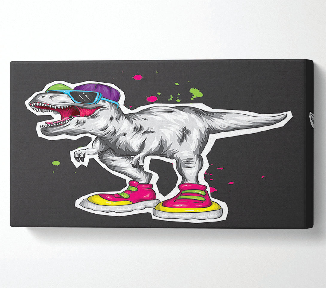 A Canvas Print of Cut Out T-Rex Canvas Wall Art