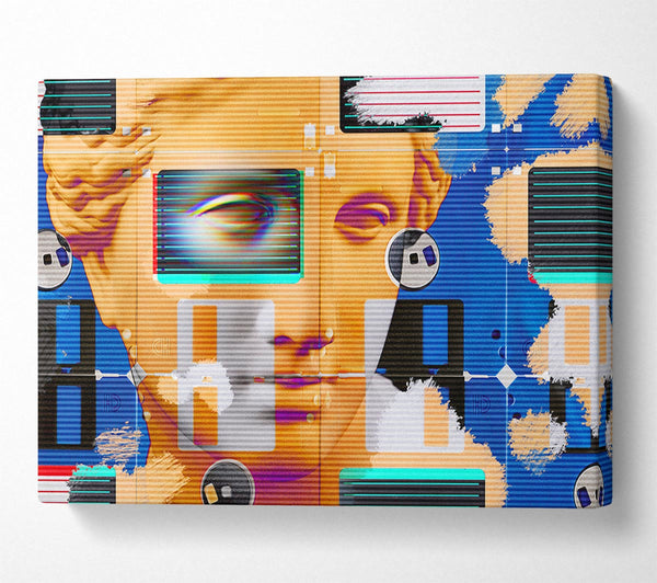  A Canvas Print of The Face Of Modeling Canvas Art