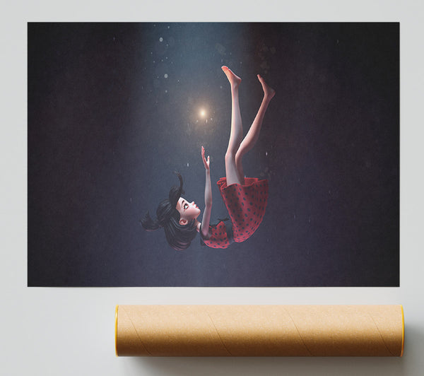 Falling In The Ocean Giclee Print