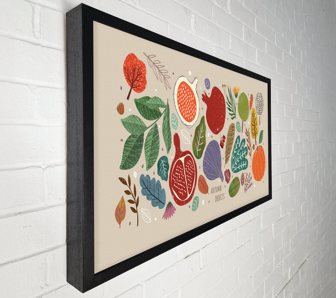  A Canvas Print of The Autumn Vegetables Canvas Print