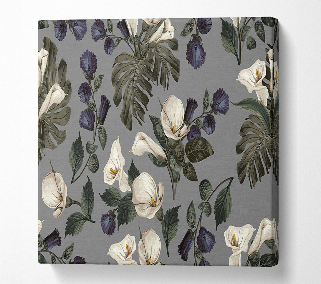  A Canvas Print of Trumpet Flower Glory Canvas Print