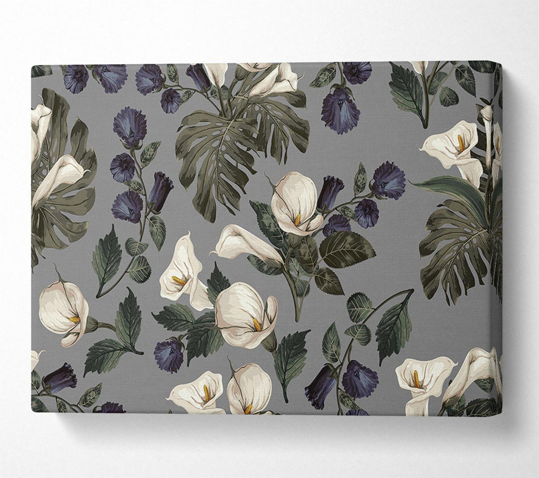  A Canvas Print of Trumpet Flower Glory Canvas Print