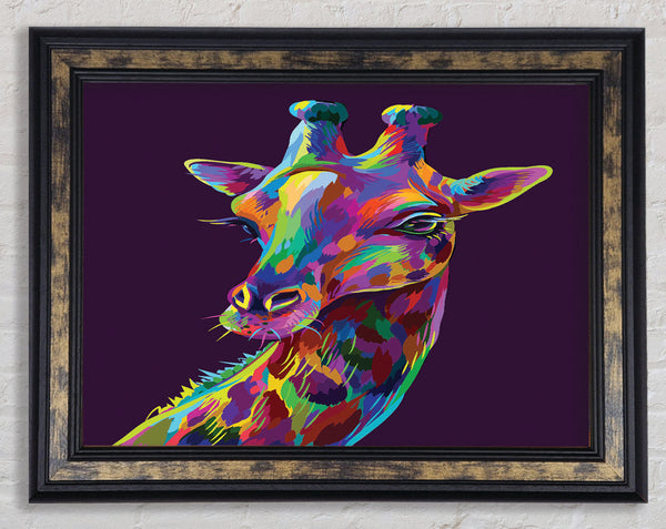 Beautiful Giraffe Framed Print