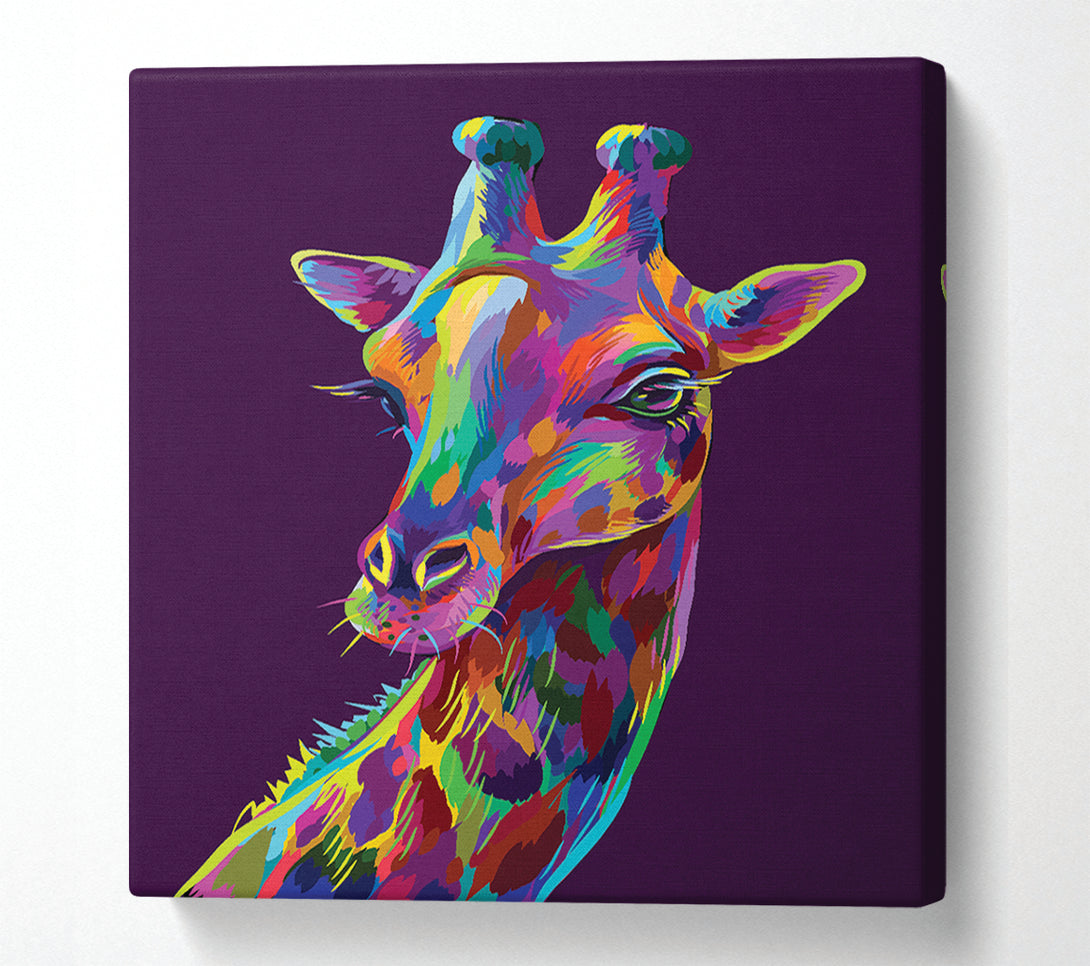  A Canvas Print of Beautiful Giraffe Canvas Art