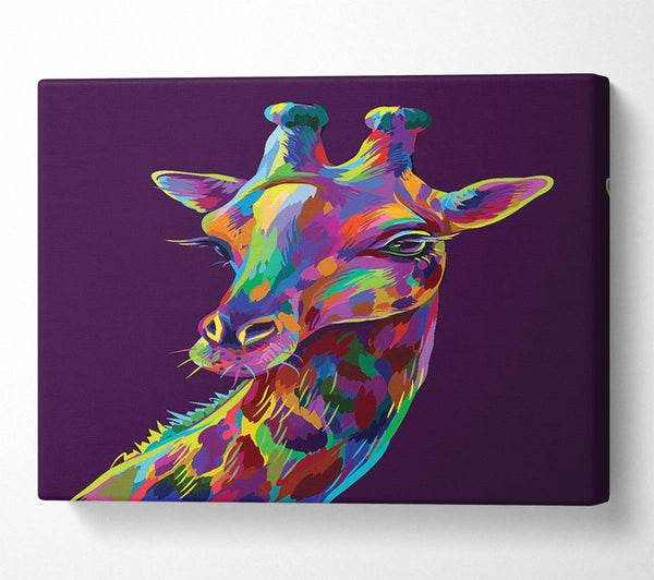  A Canvas Print of Beautiful Giraffe Canvas Art