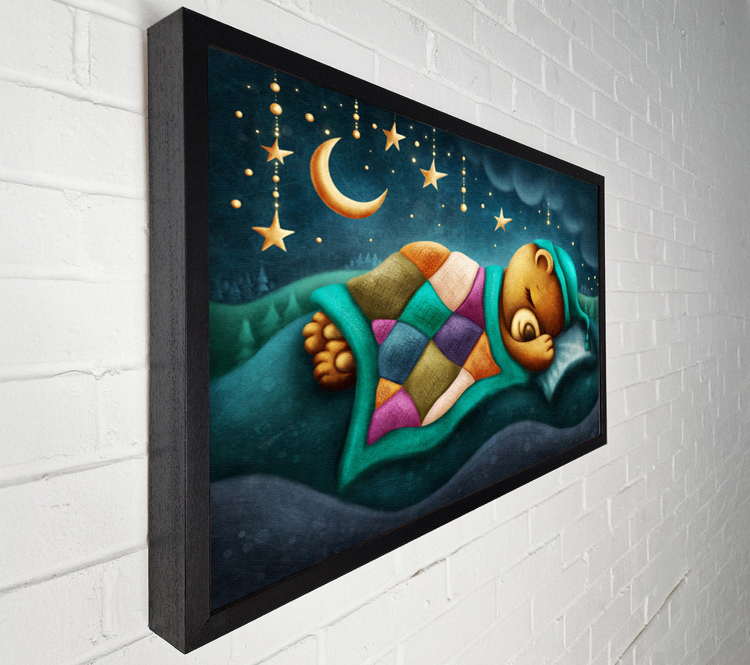  A Canvas Print of The Bear Slumber Canvas Print