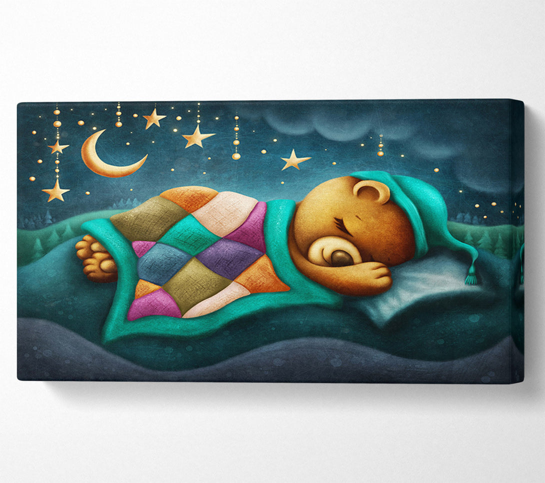  A Canvas Print of The Bear Slumber Canvas Print
