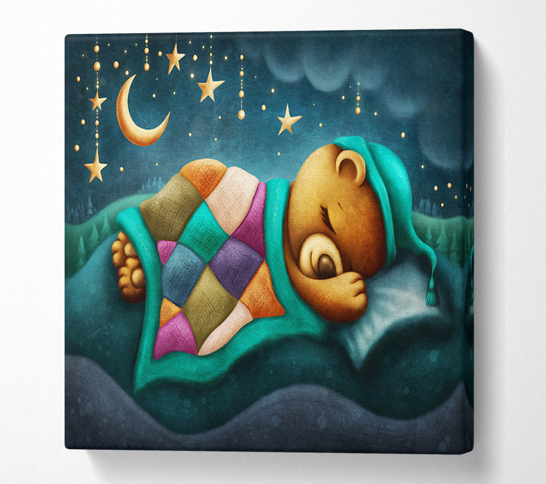  A Canvas Print of The Bear Slumber Canvas Print