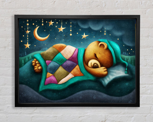 The Bear Slumber Framed Print