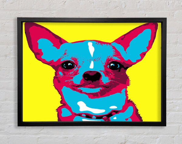 The Pop Art Chihuahua Framed Print