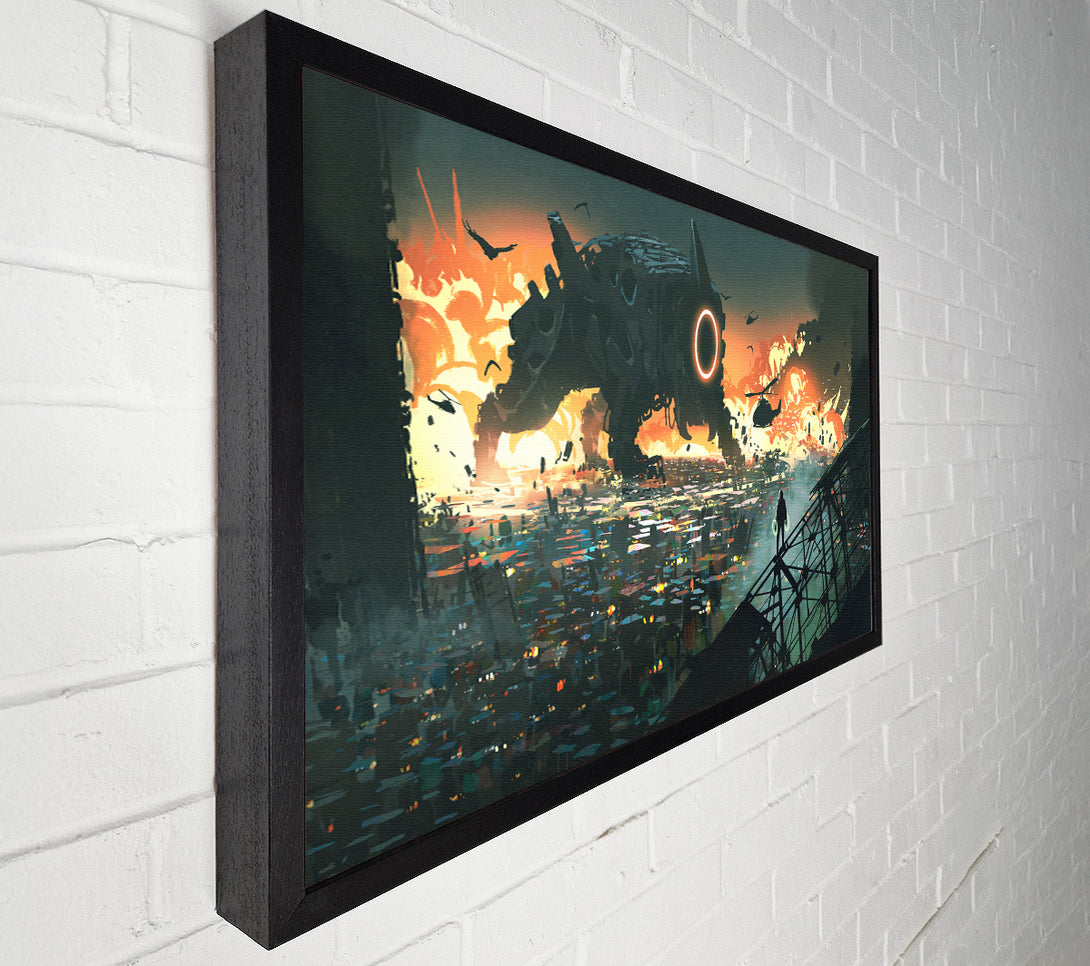  A Canvas Print of The Sound Monster Canvas Print