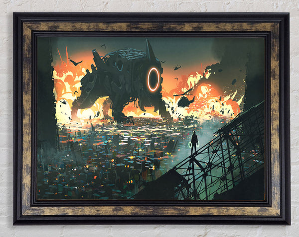 The Sound Monster Framed Print