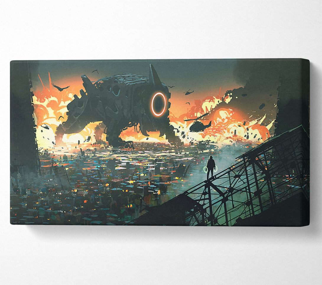  A Canvas Print of The Sound Monster Canvas Print