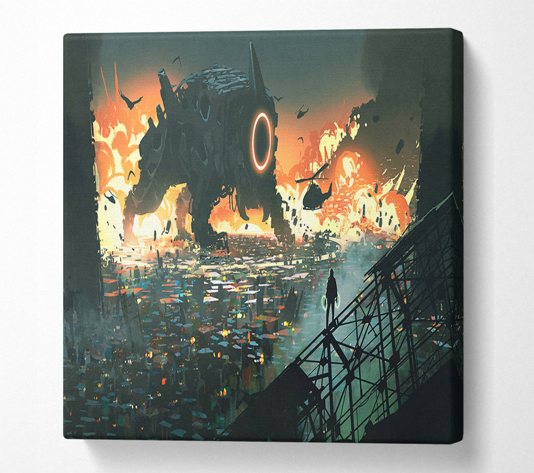  A Canvas Print of The Sound Monster Canvas Print