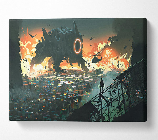  A Canvas Print of The Sound Monster Canvas Print