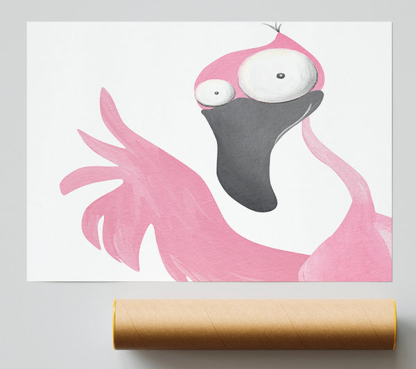 The Pink Flamingo Print