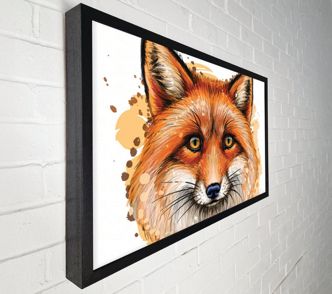  A Canvas Print of The Ginger Fox Canvas Print