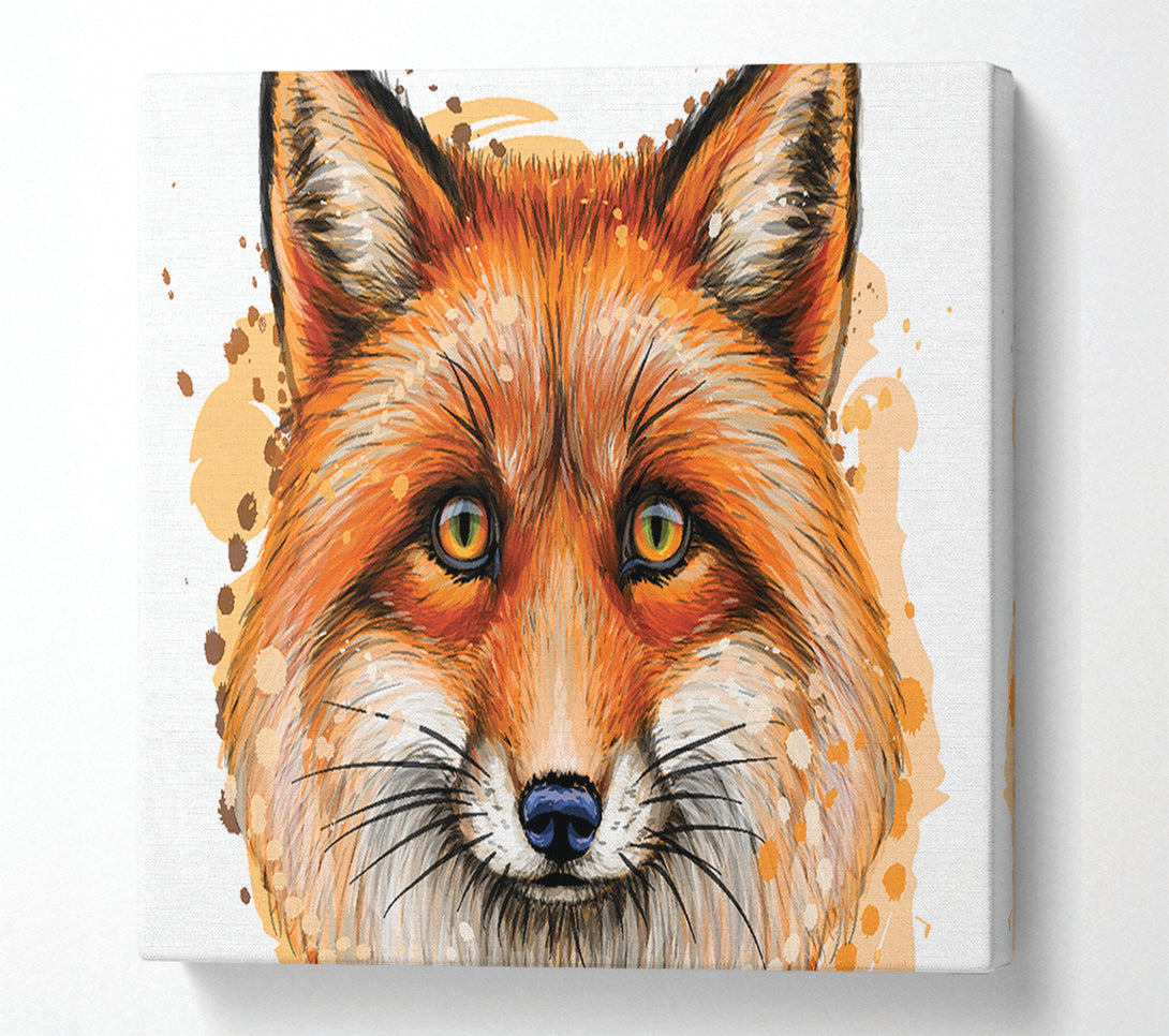  A Canvas Print of The Ginger Fox Canvas Print