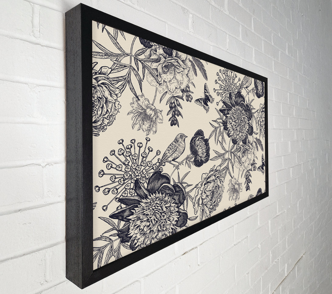  A Canvas Print of The Bird Wildlife Canvas Print
