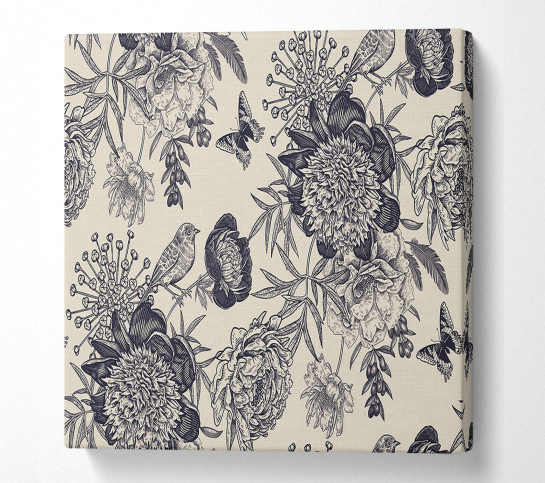  A Canvas Print of The Bird Wildlife Canvas Print
