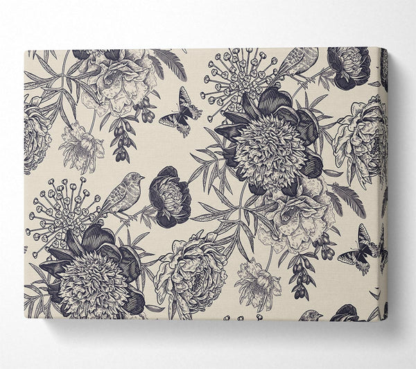  A Canvas Print of The Bird Wildlife Canvas Print