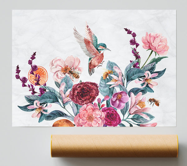 The Kingfisher Landing Print