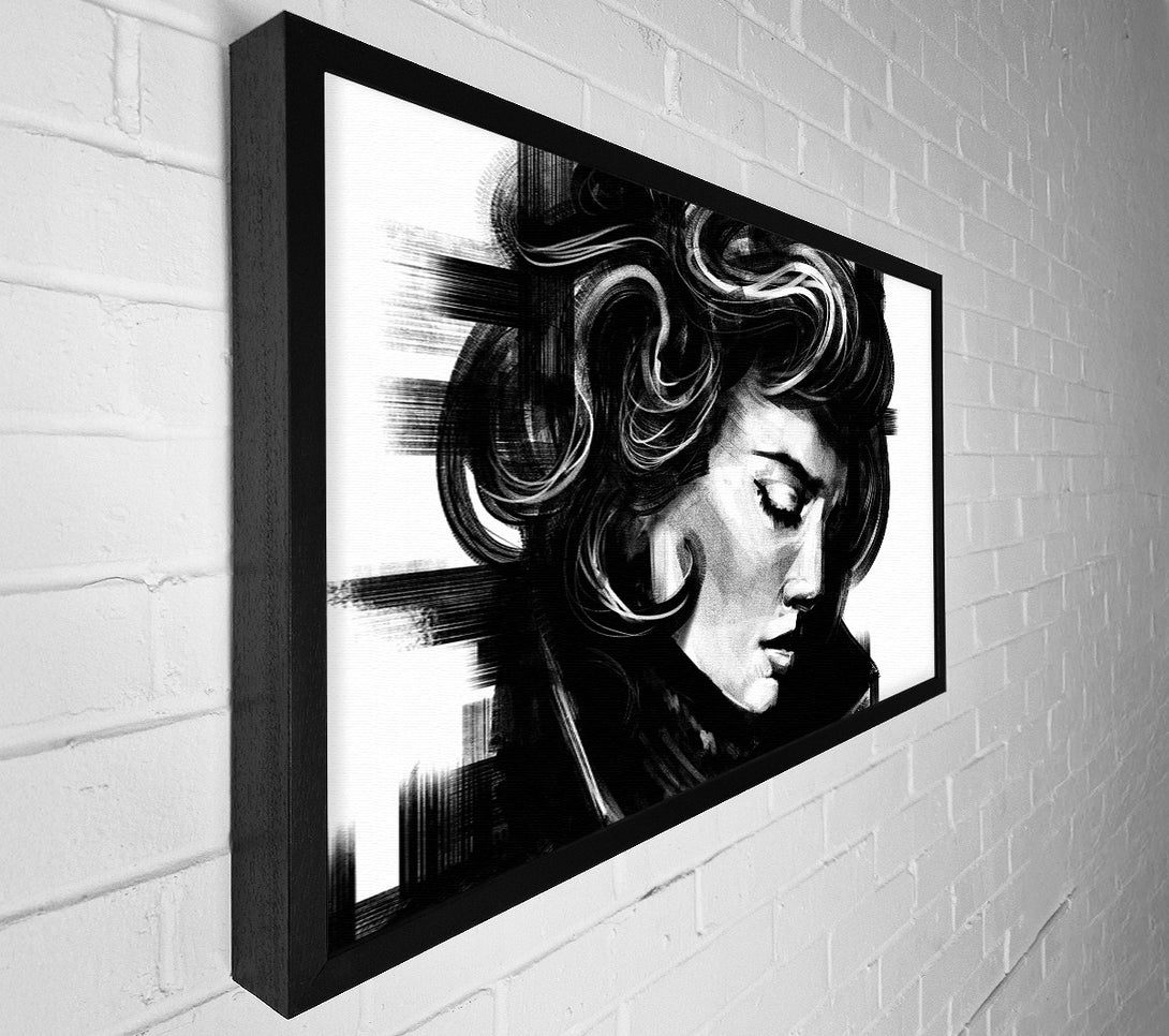  A Canvas Print of In The Dark Looking Down Canvas Wall Art