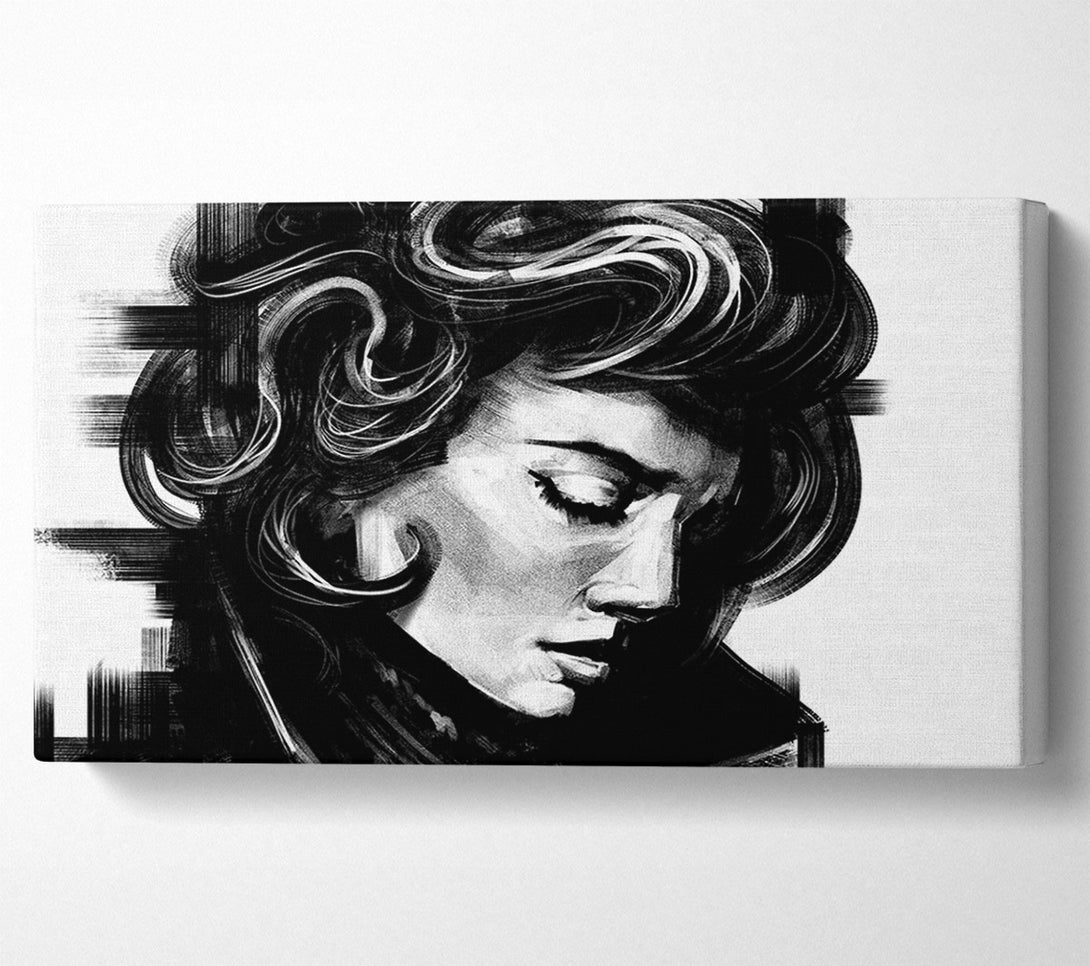  A Canvas Print of In The Dark Looking Down Canvas Wall Art