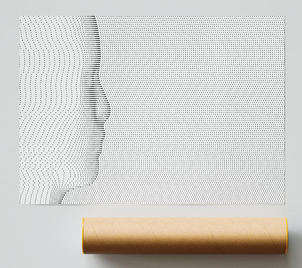Face In Abstract Print