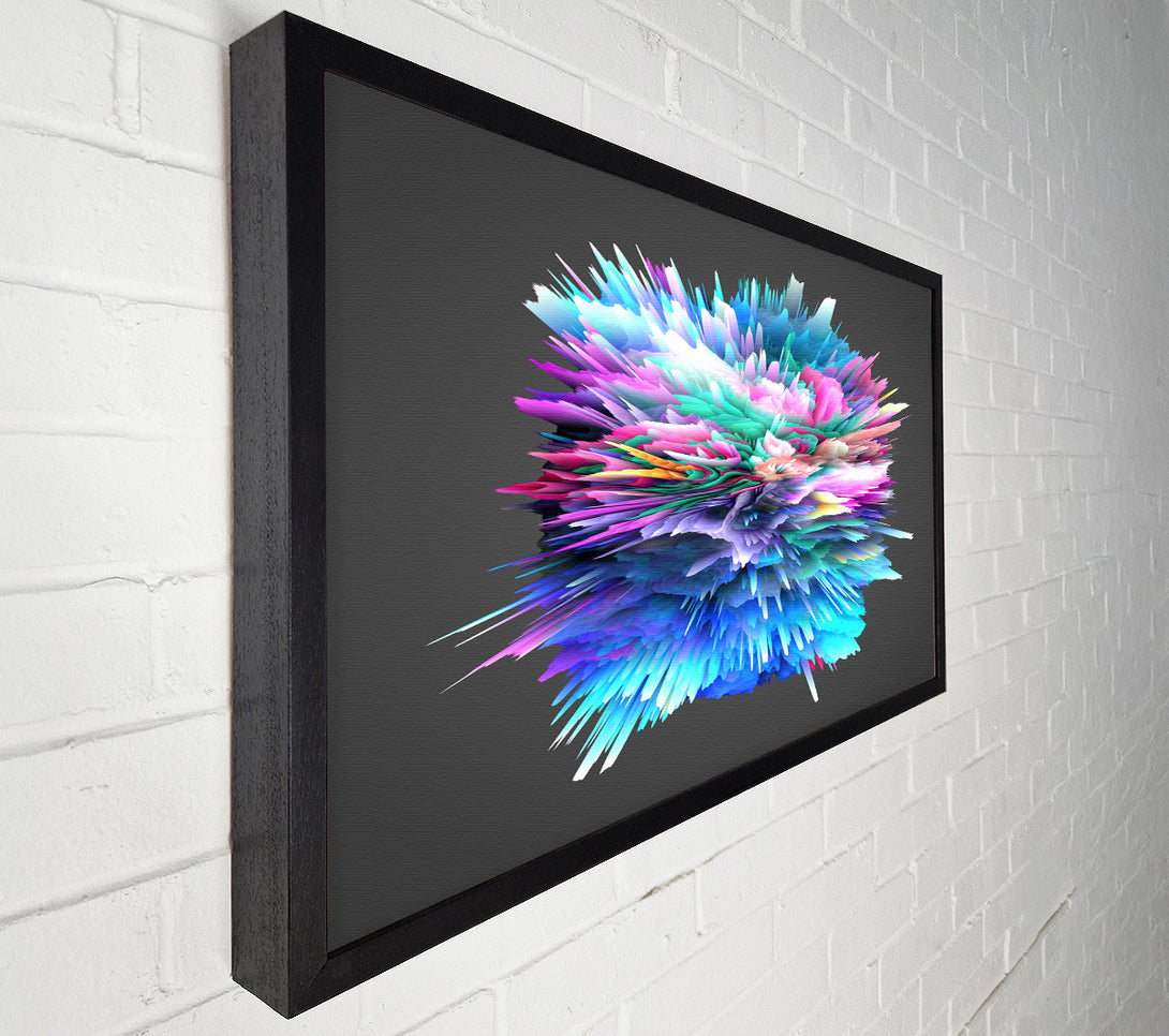  A Canvas Print of Shard Of Colour Canvas Art