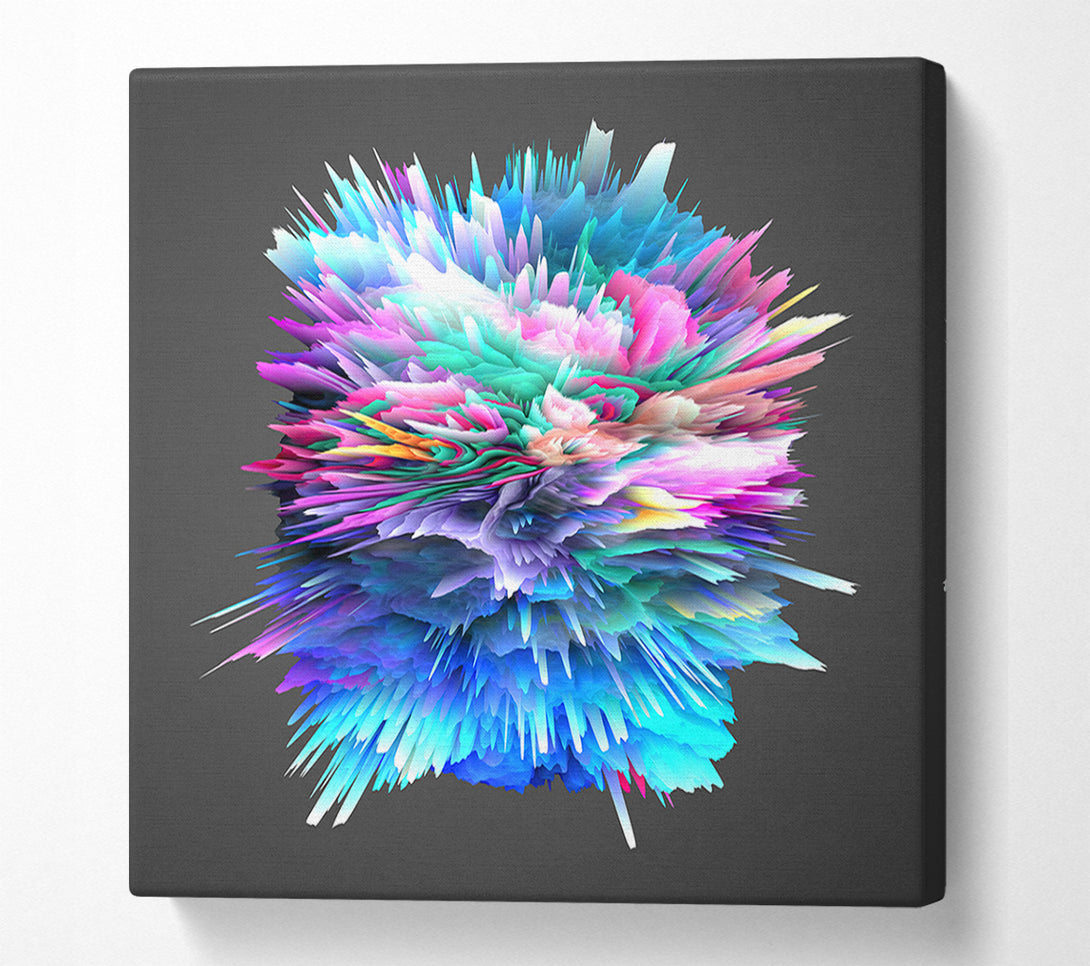  A Canvas Print of Shard Of Colour Canvas Art