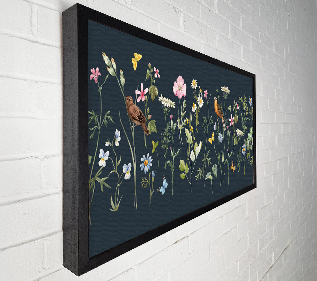  A Canvas Print of Flowers In The Dark Canvas Art