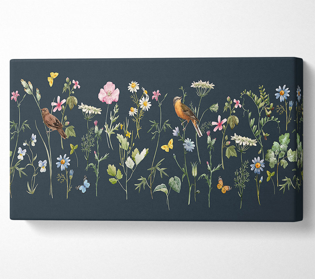  A Canvas Print of Flowers In The Dark Canvas Art