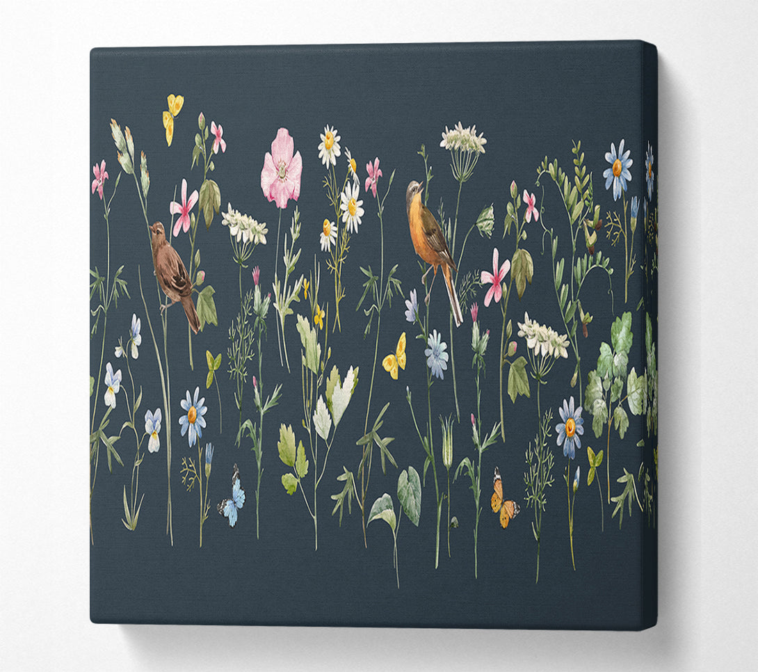  A Canvas Print of Flowers In The Dark Canvas Art