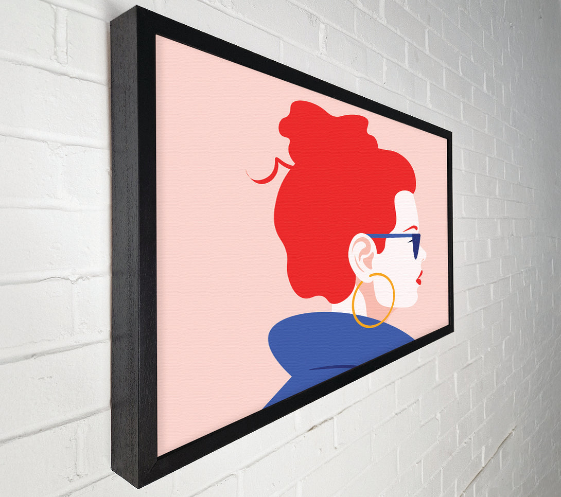  A Canvas Print of The Woman Fashion Canvas Print
