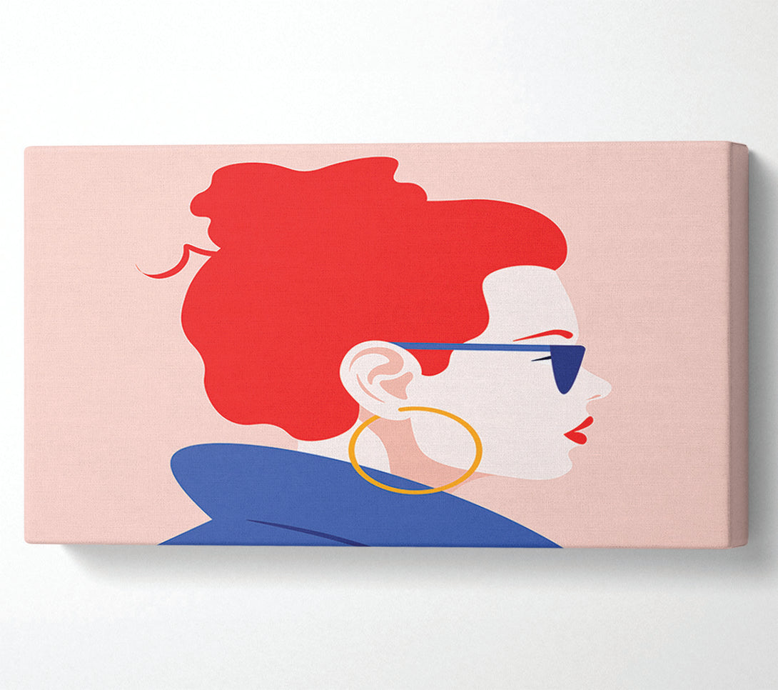  A Canvas Print of The Woman Fashion Canvas Print