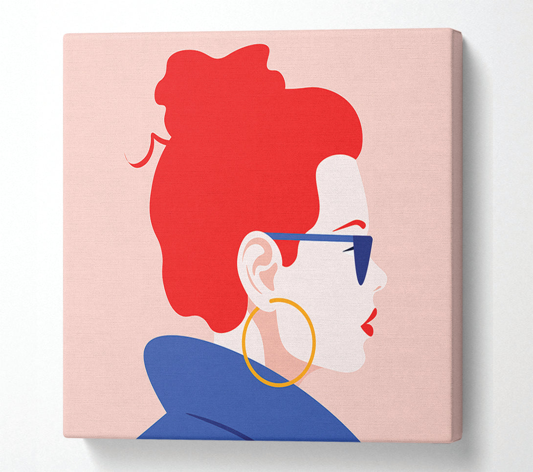  A Canvas Print of The Woman Fashion Canvas Print