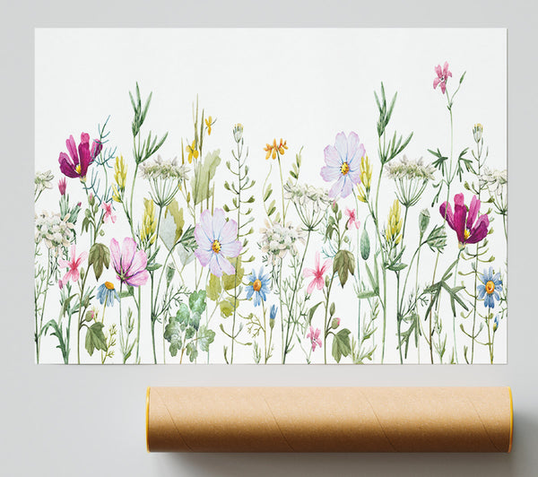 Summer Time Flowers 2 Print