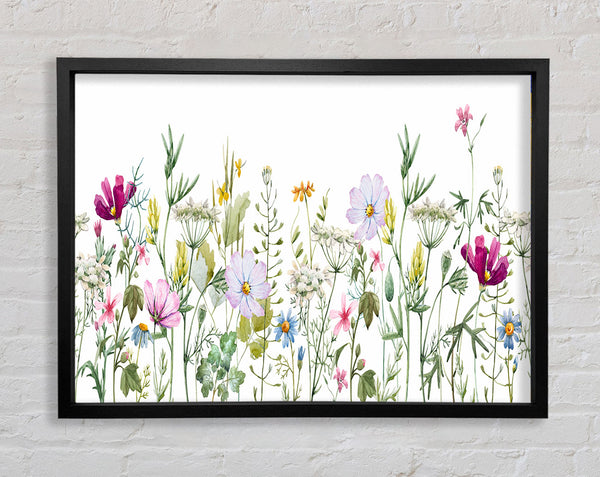 Summer Time Flowers 2 Framed Print