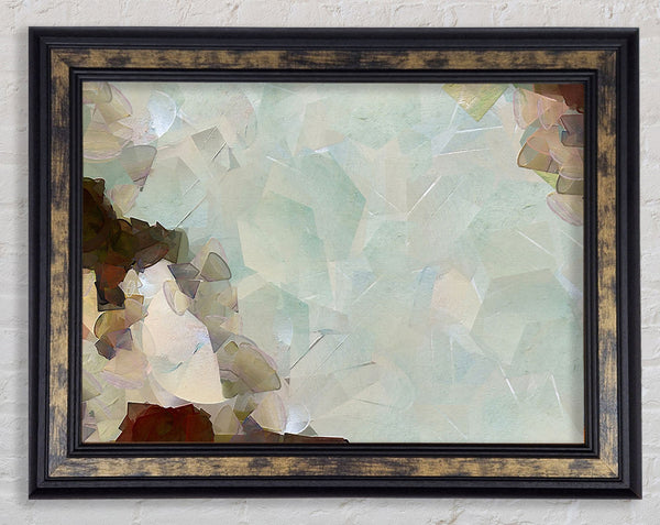 Triangle Blob Madness Framed Print