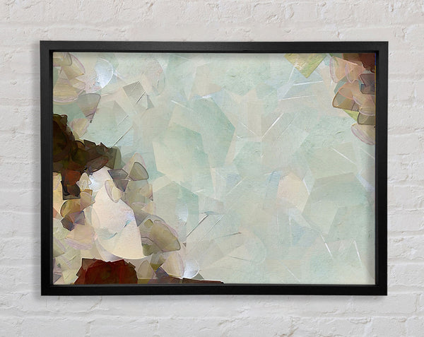 Triangle Blob Madness Framed Print