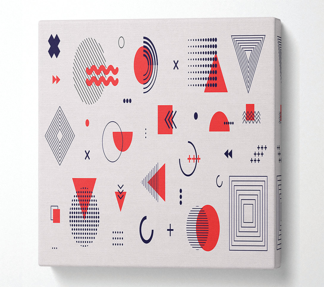  A Canvas Print of Shapes Of The Future Canvas Wall Art