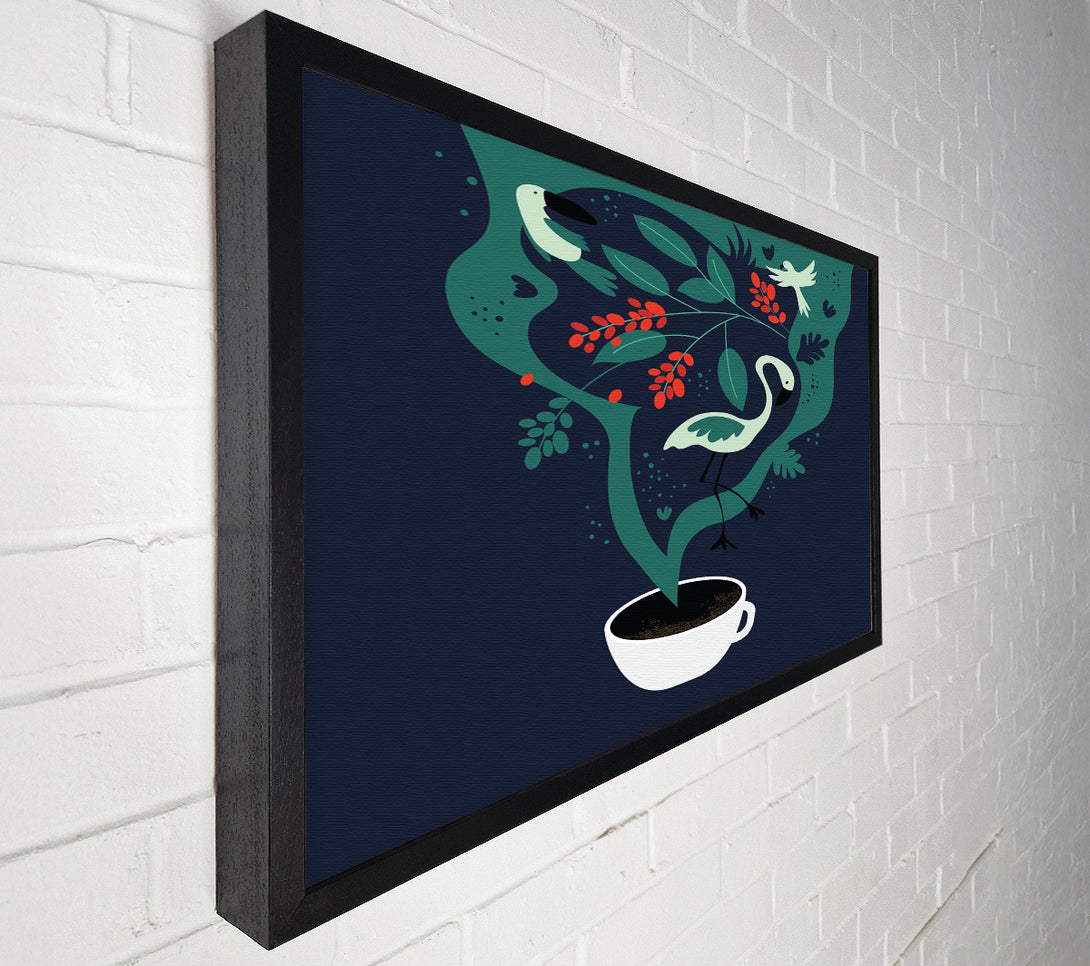 A Canvas Print of What A Lovely Coffee Canvas Wall Art