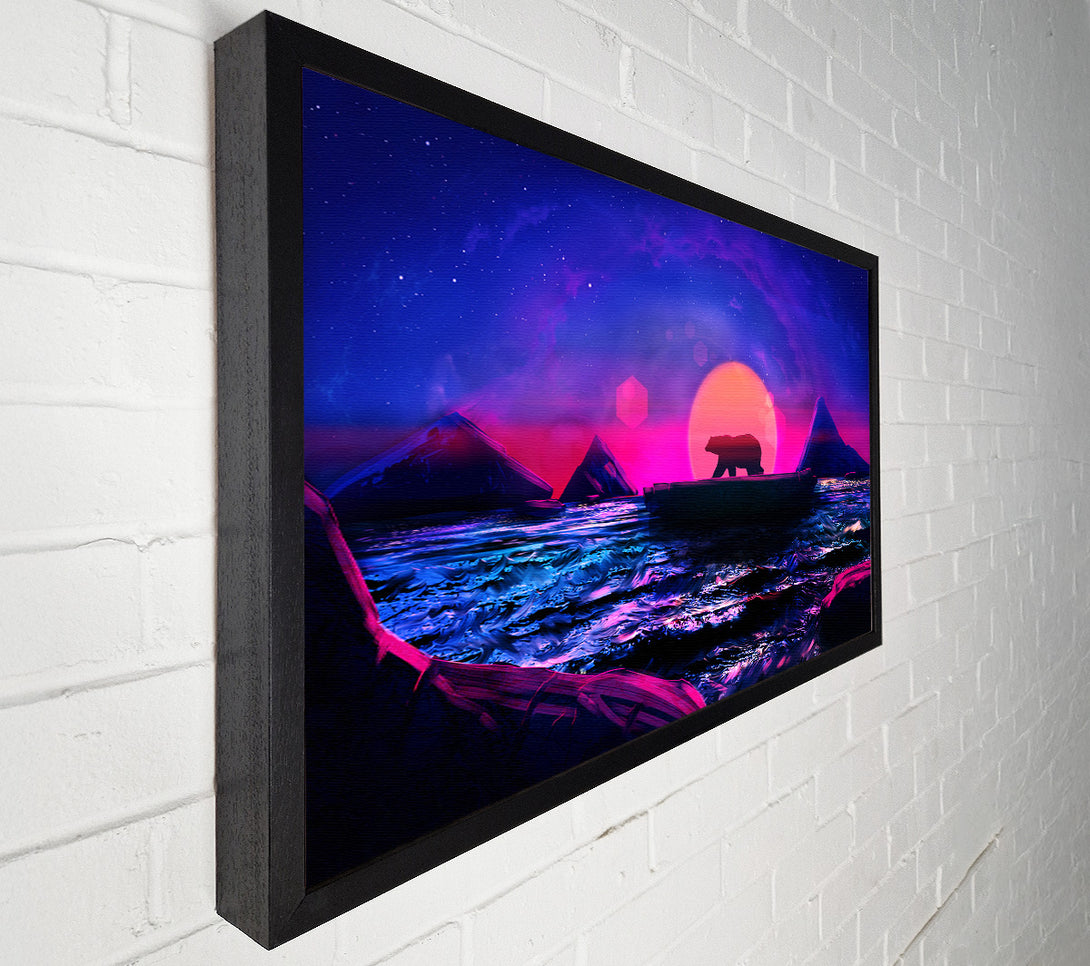  A Canvas Print of Polar Bear Dawn Canvas Print
