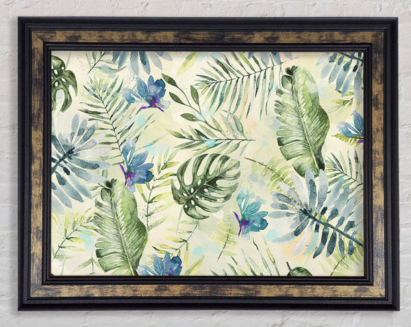 Monstera Cheese Plant Love Framed Print