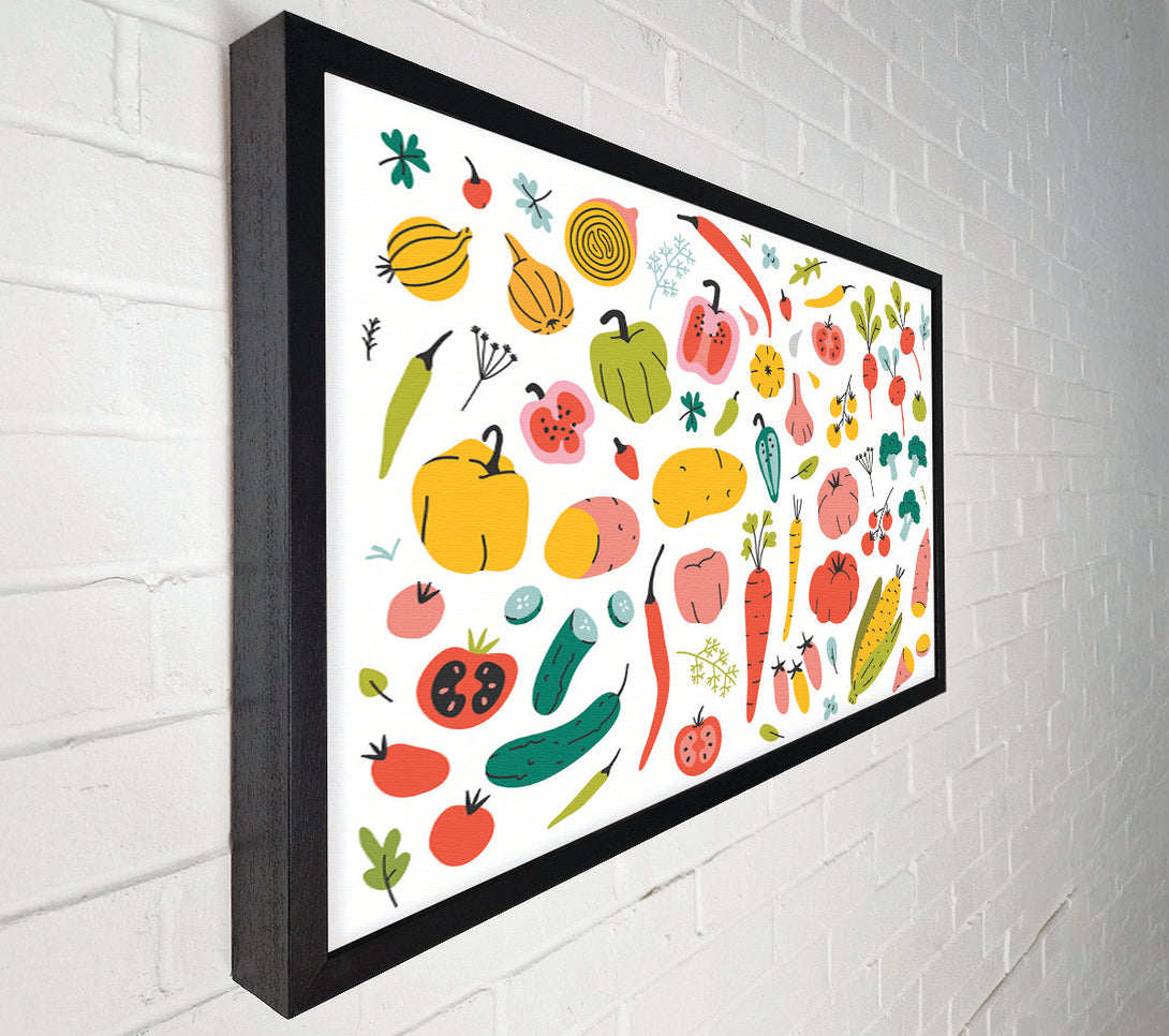  A Canvas Print of Autumn Squash Canvas Wall Art